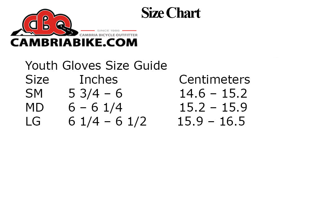 100% Ridecamp Glove - Youth - Red