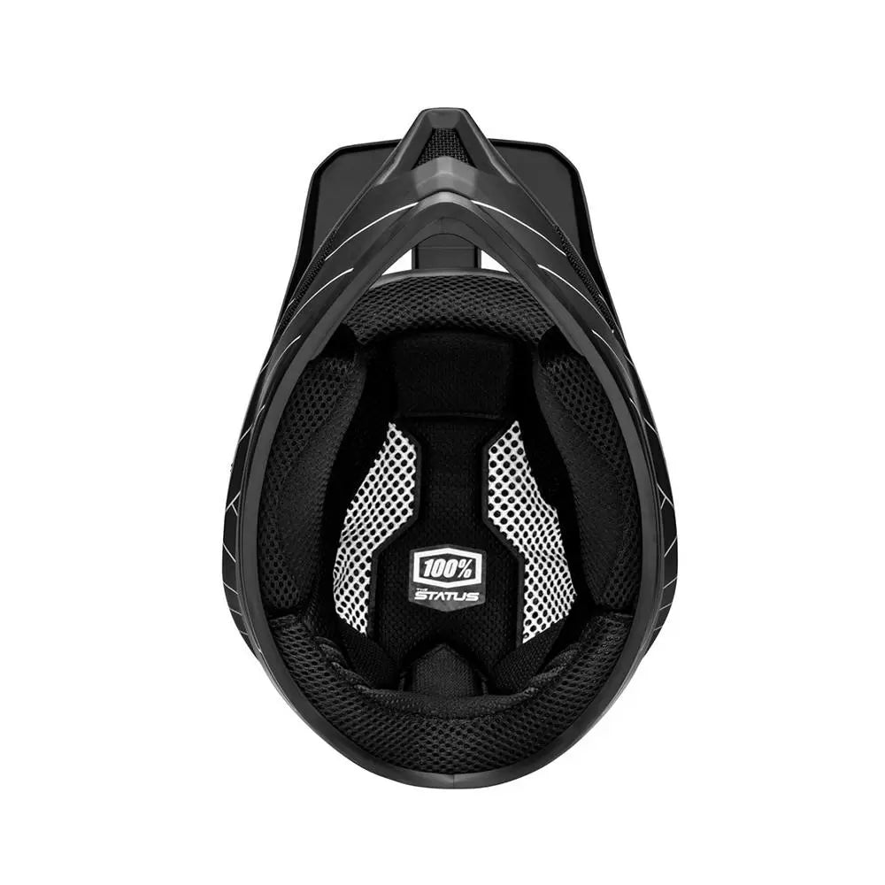 100% Status Full Face Helmet - Youth - Black