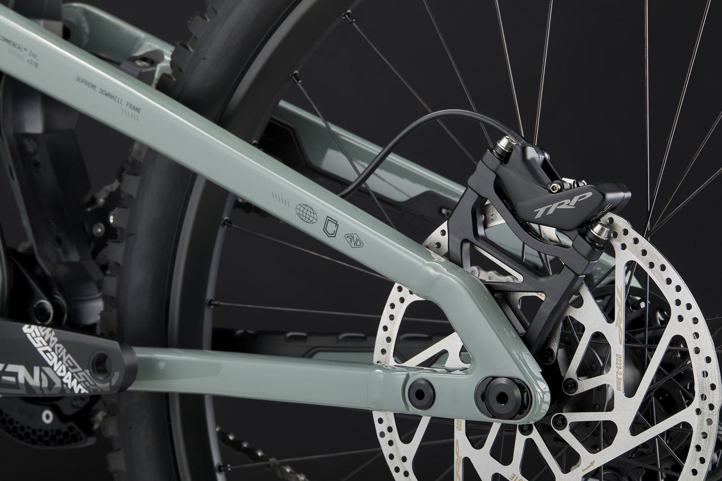 Commencal Supreme DH V5 MX - Ride - Pyrite Grey