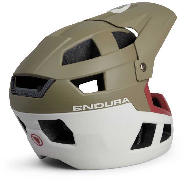 Endura SingleTrack MIPS Full Face Helmet - Tweed Green