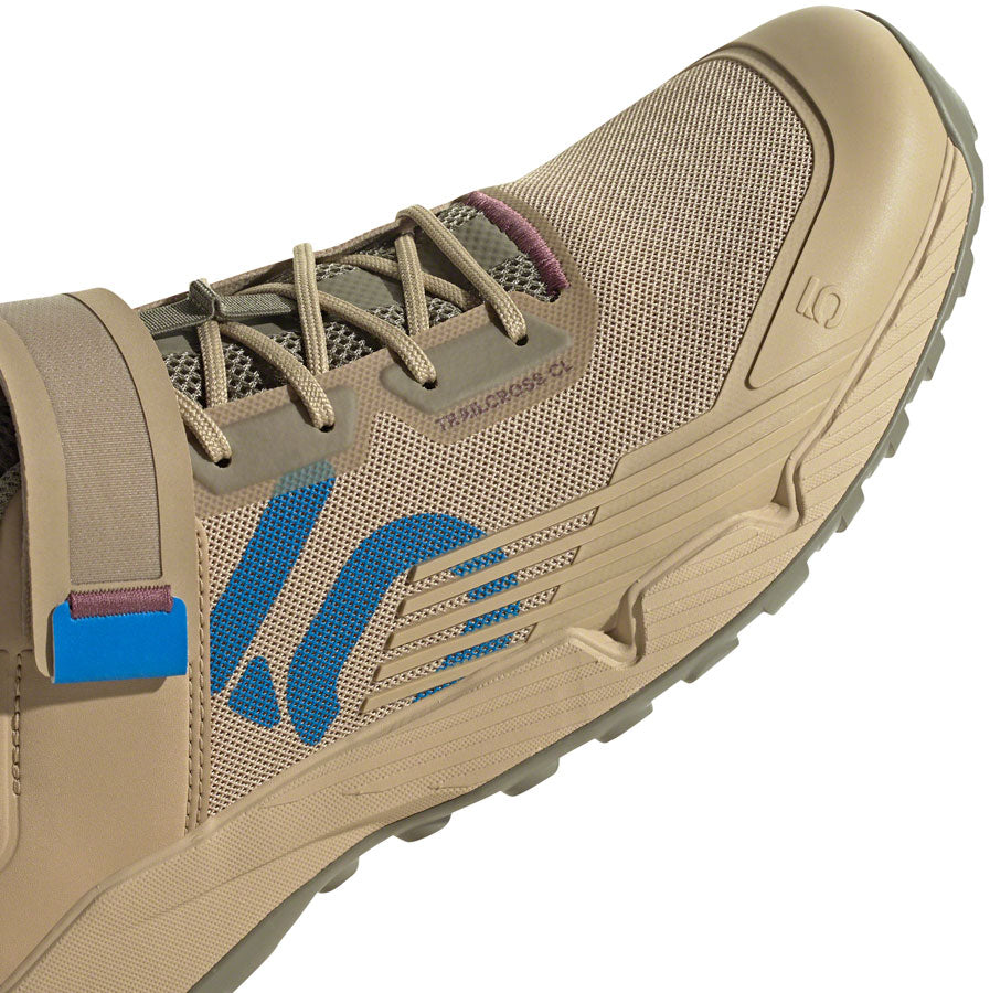 Trailcross Mountain Clipless Shoes - Men's, Beige Tone/Blue Rush/Orbit Green - SH00372-03.jpg