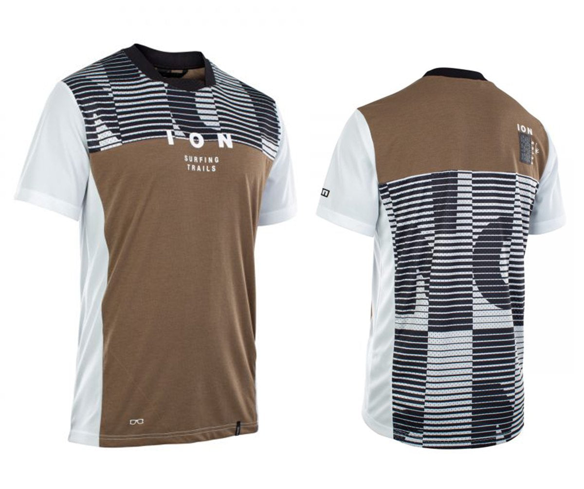 ION Scrub Mesh_ine Short Sleeve MTB Jersey - White - 2021 White Small