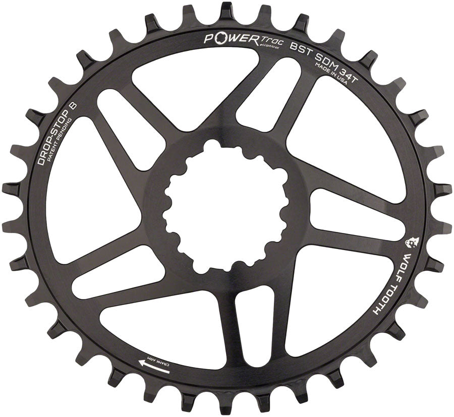 PowerTrac Elliptical SRAM 3-Bolt Direct Mount Chainrings - CR4819.jpg