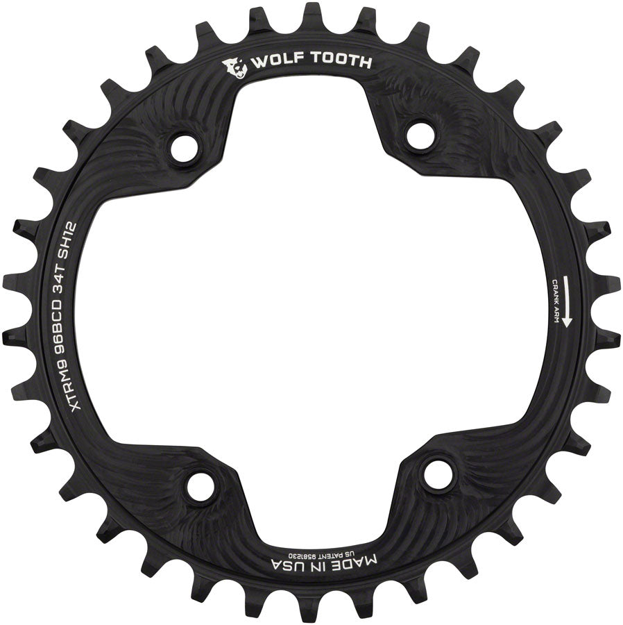 Shimano XTR M9000 96 BCD Asymmetrical Hyperglide + Chainrings - CR8126-01.jpg
