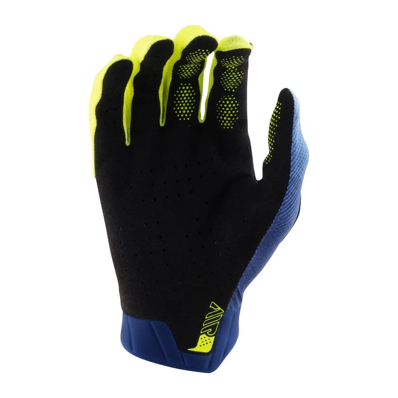 Troy Lee Designs Air MTB Glove - Illusion - Slate-Flo Yellow