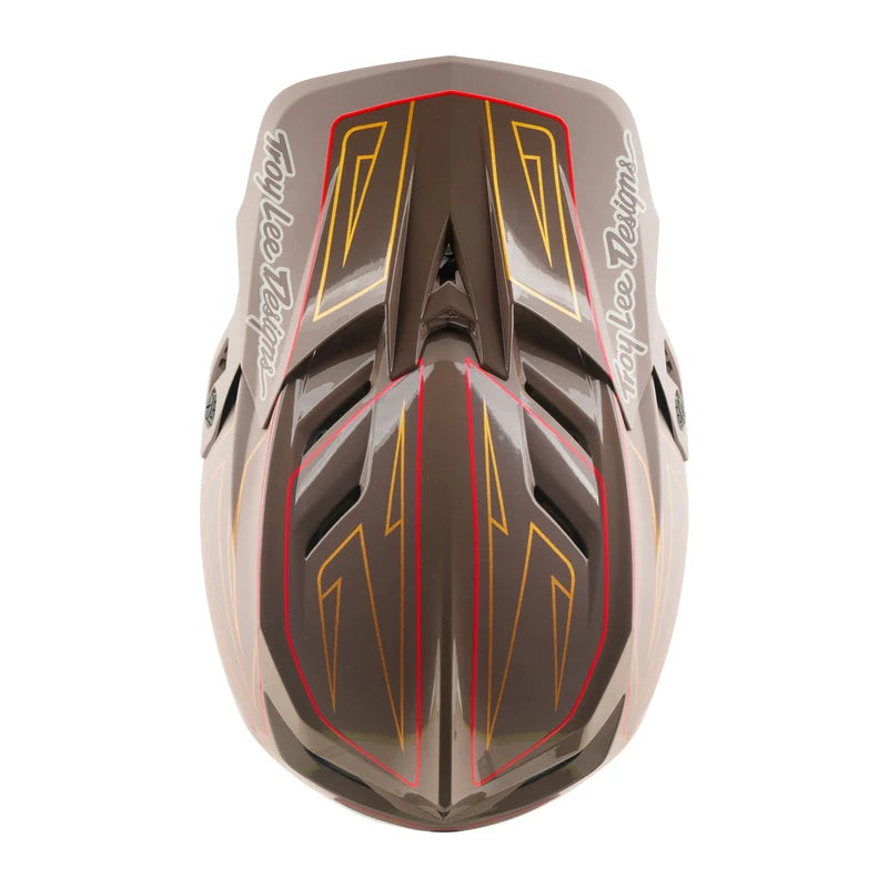 Troy Lee Designs D4 Polyacrylite Full Face Helmet - Shadow - Pro Timber