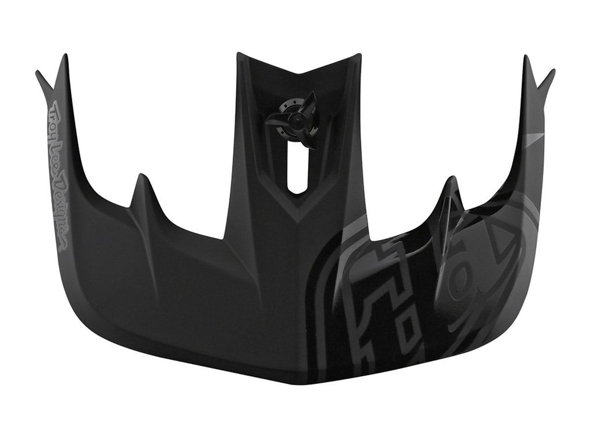 Troy Lee Designs Stage Helmet Replacement Visor - Stealth - Midnight Black Midnight Black