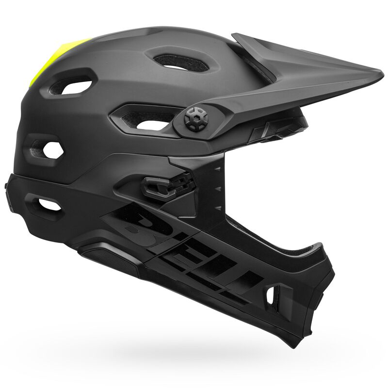 Bell Super DH Spherical Full Face Helmet - Matt Gloss Black