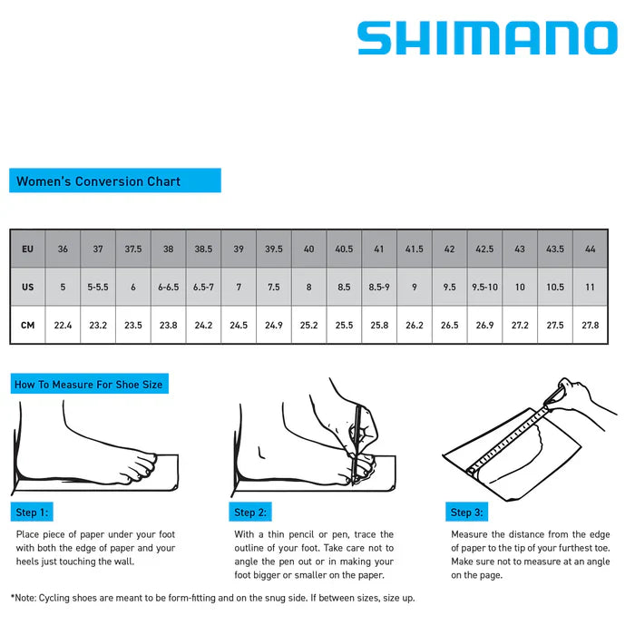 Shimano GE500W SPD MTB Shoes - Womens - Black-Amber