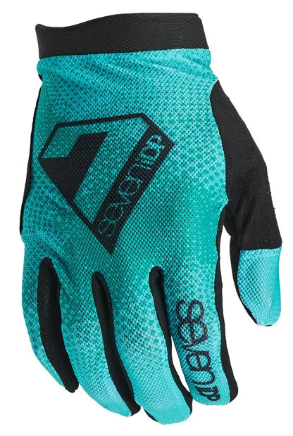 7 iDP Transition MTB Glove - Teal Dot Vortex
