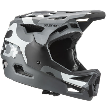 7 iDP Project 23 ABS Full Face Helmet - Matt Urban Camo-Black