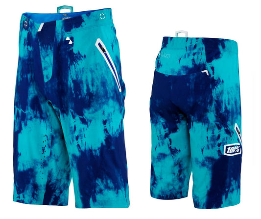 100% Celium Tiedyed Short - Blue Blue Tiedyed 30" 