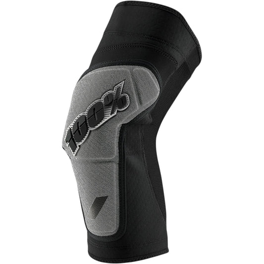 100% Ridecamp Knee Guard - Black-Gray - 2022 Black - Gray Small 