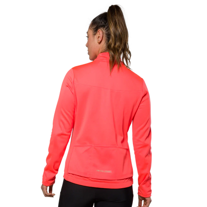 Pearl Izumi Quest Thermal Long Sleeve Road Jersey - Womens - Fiery Coral