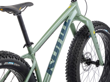 Kona Woo 26 Fat Bike - Metallic Green - 2025