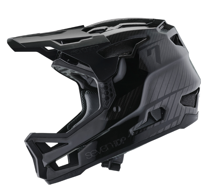 7 iDP Project 23 Carbon Full Face Helmet - Gloss Black