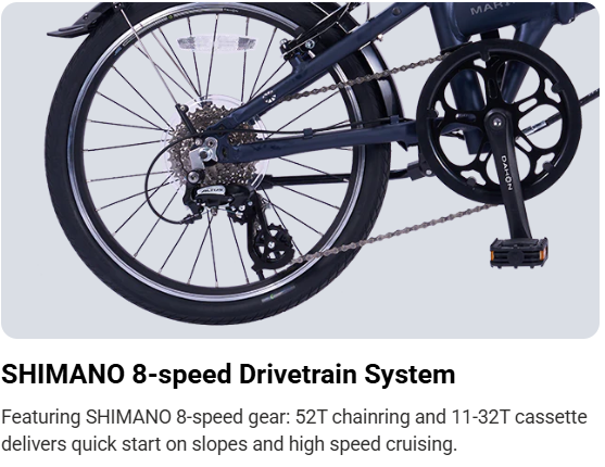 Dahon Mariner D8 II - Navy Blue