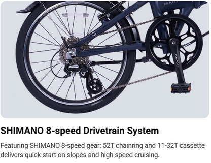 Dahon Mariner D8 II - Navy Blue