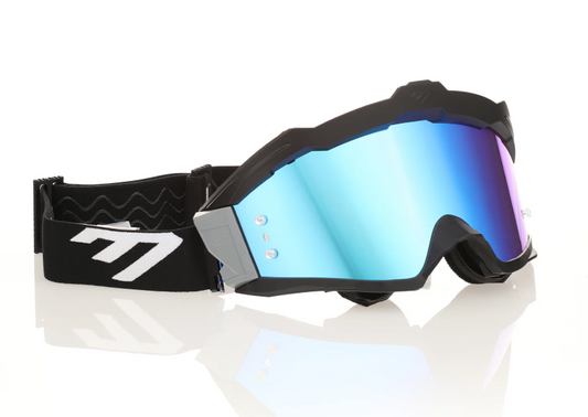 6D Helmets Max R Goggle - Black-Grey - Blue Lens
