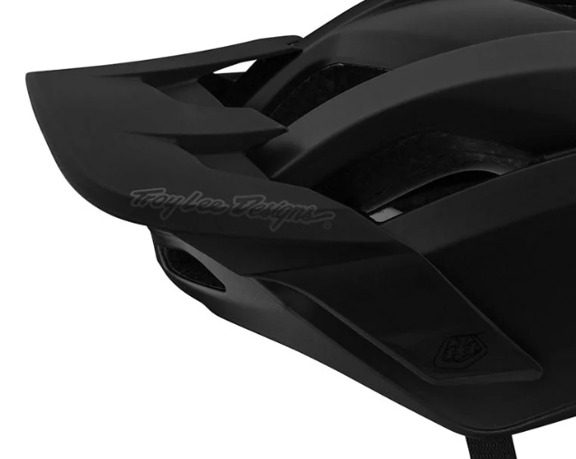 Troy Lee Designs Flowline Helmet Replacement Visor - Point - Black-Charcoal