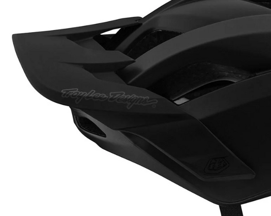 Troy Lee Designs Flowline Helmet Replacement Visor - Point - Black-Charcoal