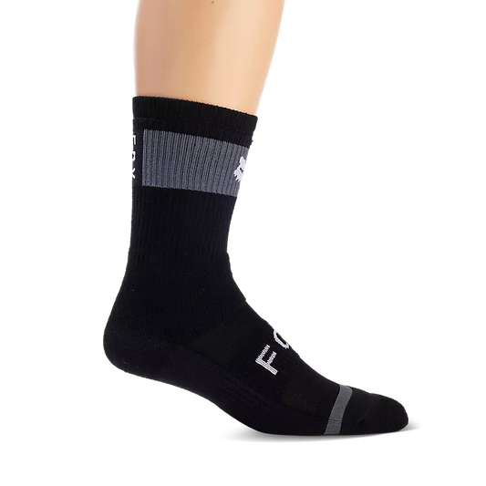Fox Racing 8" Defend Winter Sock - Black