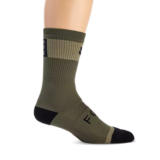 Fox Racing 8" Defend Winter Sock - Olive Green