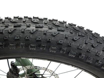 Kona Woo 26 Fat Bike - Metallic Green - 2025
