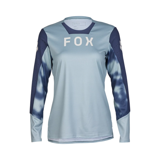 Fox Racing Defend Long Sleeve MTB Jersey - Taunt - Womens - Gunmetal