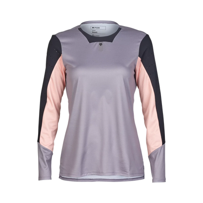 Fox Racing Defend Long Sleeve MTB Jersey - Womens - Stone