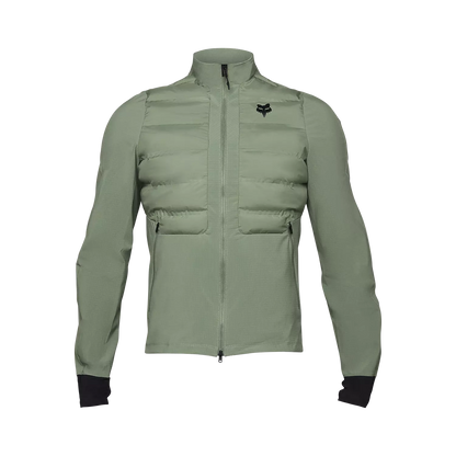Fox Racing Flexair Fire Hybrid Cycling Jacket - Moss