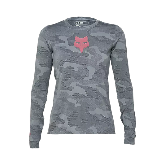 Fox Racing Ranger Tru Dri Long Sleeve MTB Jersey - Womens - Cool Gray