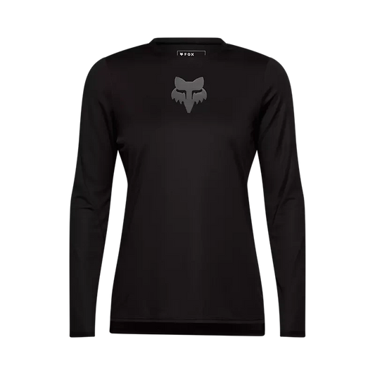 Fox Racing Ranger Long Sleeve MTB Jersey - Fox Head - Womens - Black