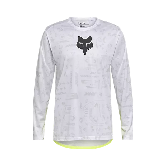 Fox Racing Ranger Long Sleeve MTB Jersey - Womens - Lunar - White