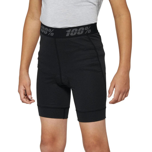 100% Ridecamp Short - With Liner - Youth - Black