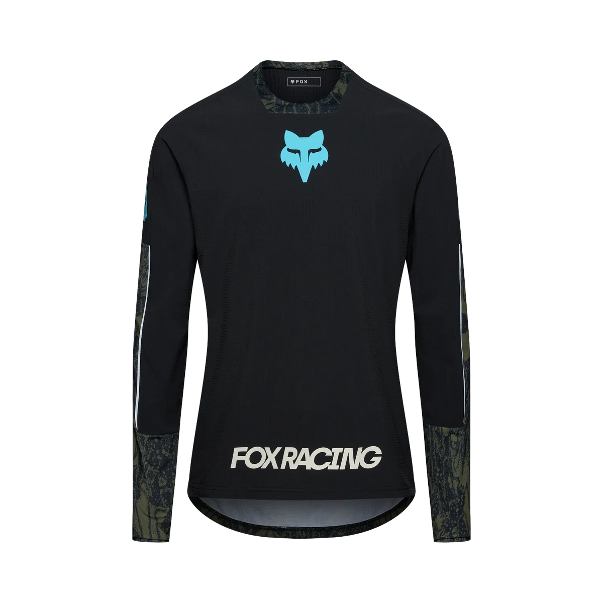 Fox Racing Defend Thermal Long Sleeve MTB Jersey - Lunar - Black