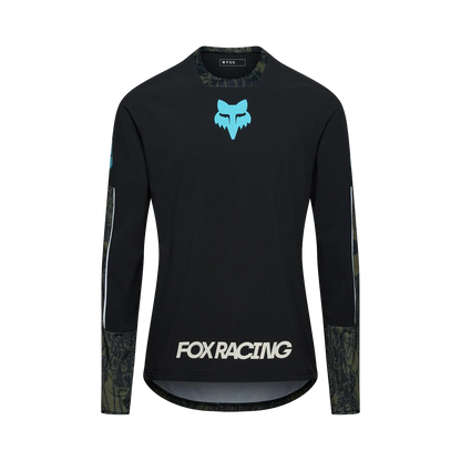 Fox Racing Defend Thermal Long Sleeve MTB Jersey - Lunar - Black