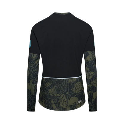 Fox Racing Defend Thermal Long Sleeve MTB Jersey - Lunar - Black