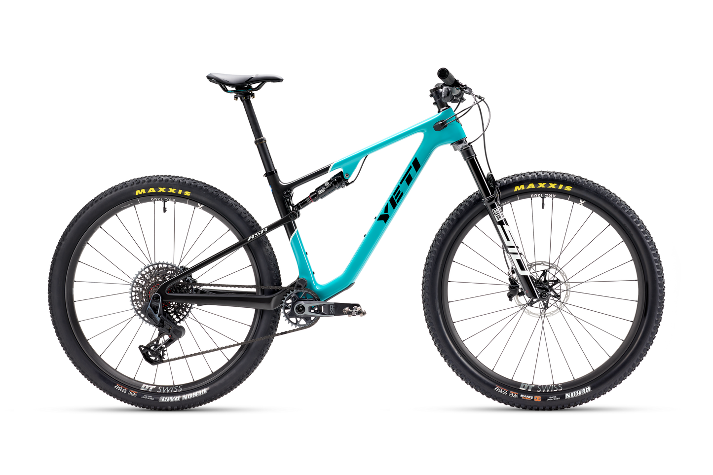 Yeti ASR T3 29 - X0 AXS - XRC 1200 Carbon Wheels - Turquoise