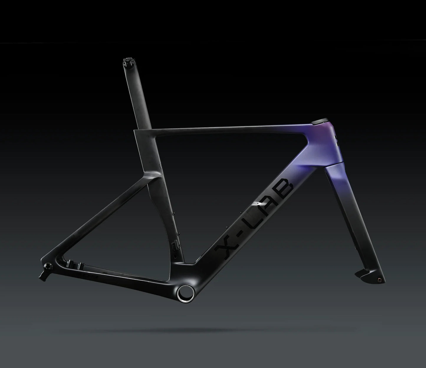X-Lab AD9 700c Carbon Frameset - Hawkeye Purple-Black