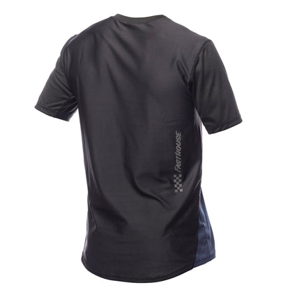 Fasthouse Alloy Mesa Short Sleeve MTB Jersey - Youth - Heather Red-Navy