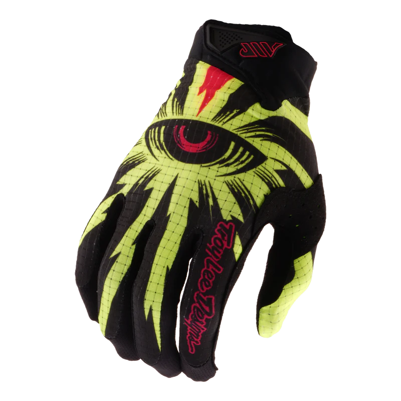 Troy Lee Designs Air MTB Glove - Youth - Cyclops - Black-Flo Yellow