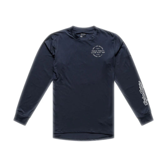 Troy Lee Designs Ruckus Long Sleeve Ride Tee - Pressed - Carbon