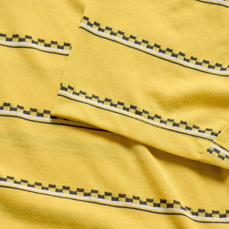 Troy Lee Designs Skyline Short Sleeve Ride Tee - Checked Out - Butter