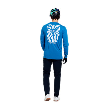 Troy Lee Designs Skyline Long Sleeve Ride Tee - One Eye - Aero Blue