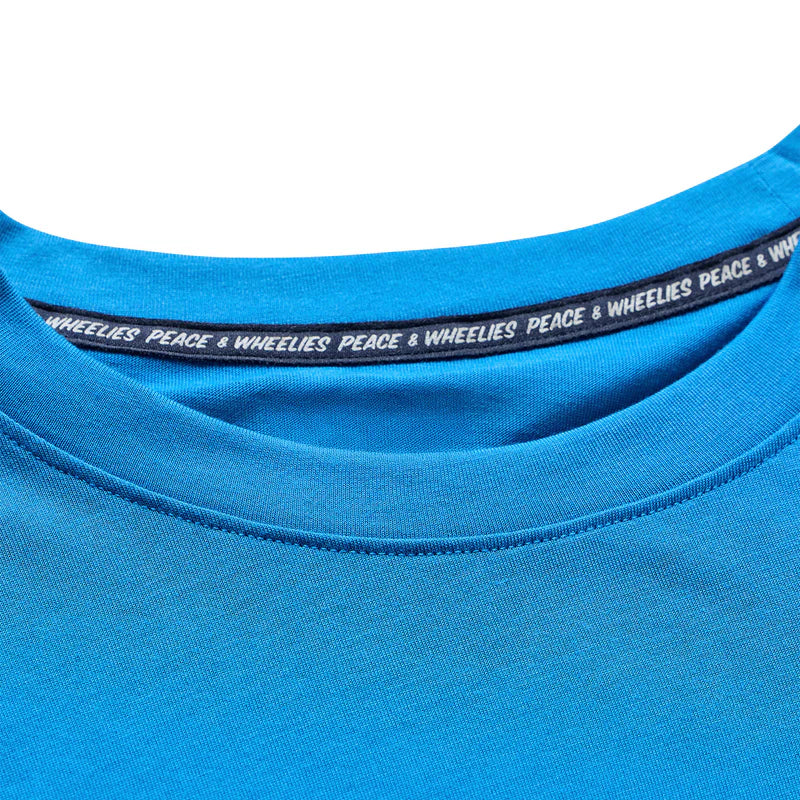 Troy Lee Designs Skyline Long Sleeve Ride Tee - One Eye - Aero Blue