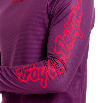 Troy Lee Designs Sprint Pro Short Sleeve MTB Jersey - Sangria