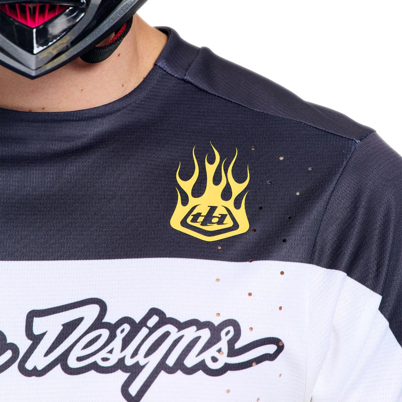 Troy Lee Designs Sprint Pro Short Sleeve MTB Jersey - Yo Moto - Butter