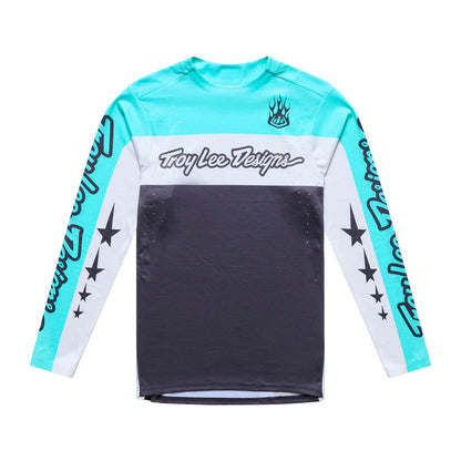 Troy Lee Designs Sprint Pro Short Sleeve MTB Jersey - Yo Moto - Carbon