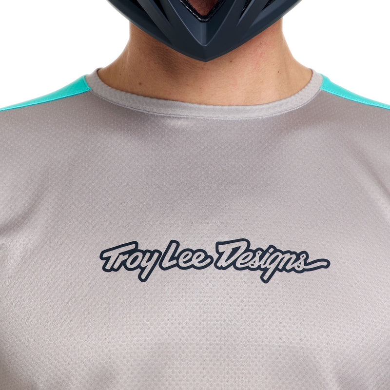 Troy Lee Designs Stage Short Sleeve MTB Jersey - Signature - Stone